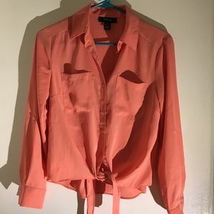 Salmon blouse
